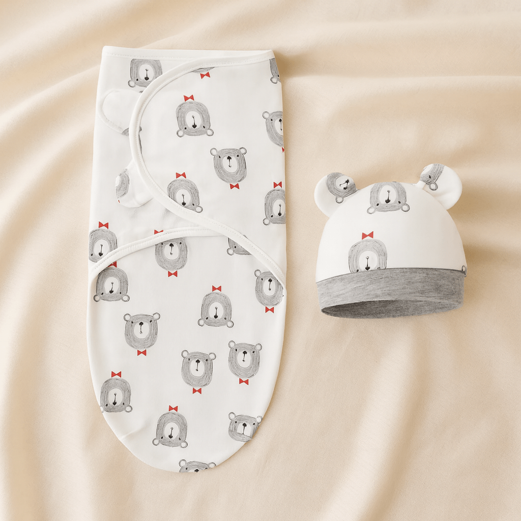 Couverture Bébé – Couverture d’Emmaillotage Baby shower - Petite Plume & Moi