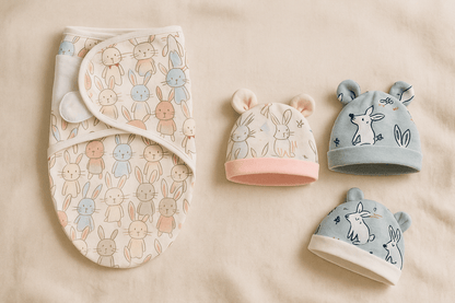 Couverture Bébé – Couverture d’Emmaillotage Baby shower - Petite Plume & Moi