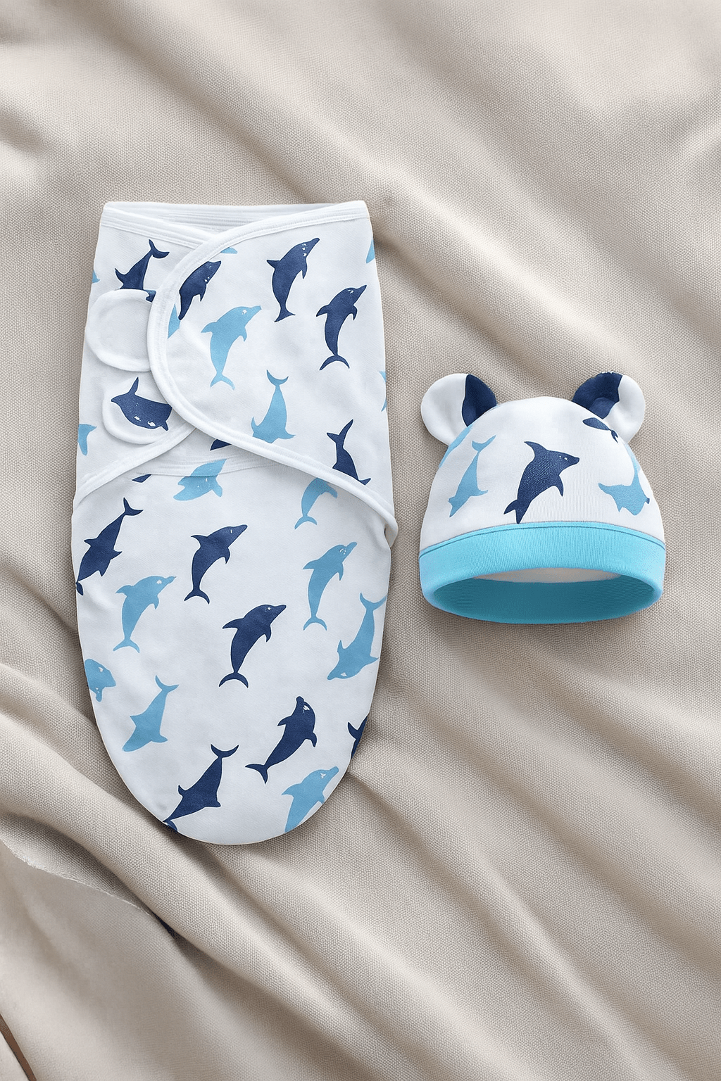 Couverture Bébé – Couverture d’Emmaillotage Baby shower - Petite Plume & Moi