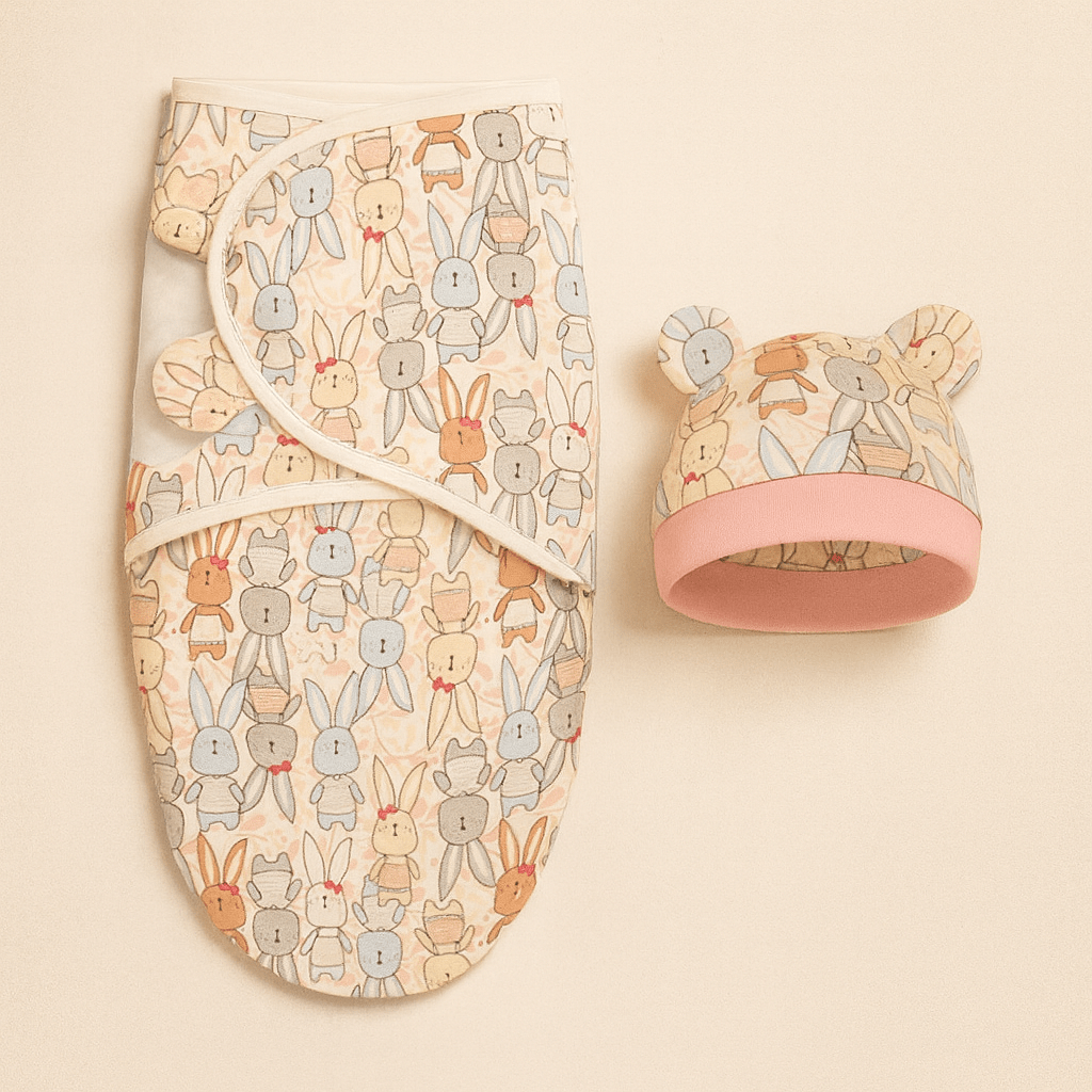 Couverture Bébé – Couverture d’Emmaillotage Baby shower - Petite Plume & Moi