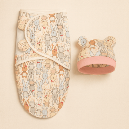 Couverture Bébé – Couverture d’Emmaillotage Baby shower - Petite Plume & Moi