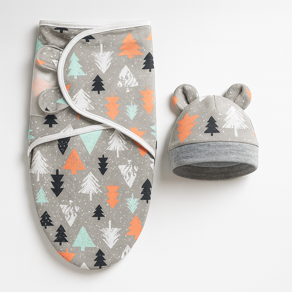 Couverture Bébé – Couverture d’Emmaillotage Baby shower - Petite Plume & Moi